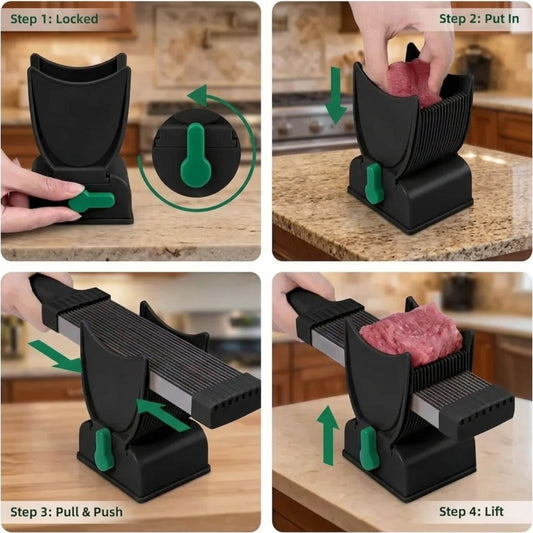 ADJUSTABLE MANUAL MEAT SLICER
