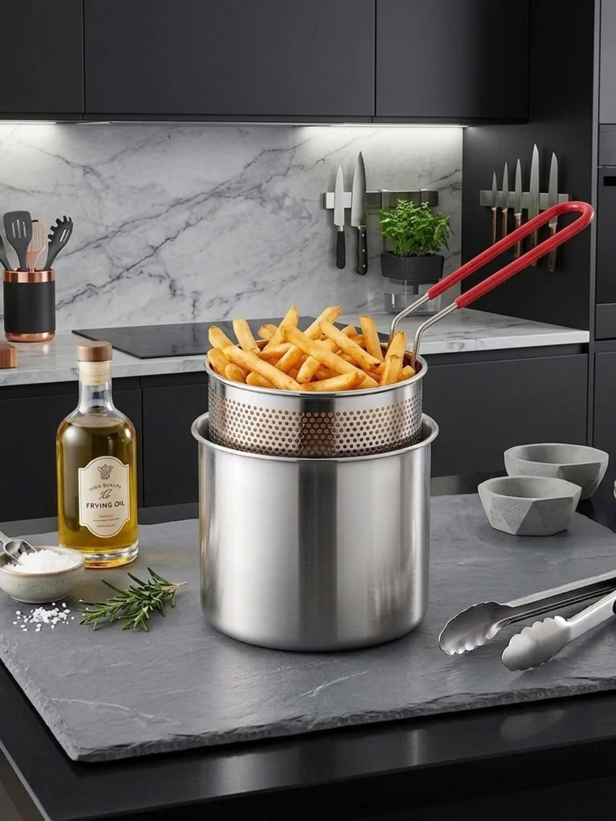 Stainless Steel Deep Frying Pot