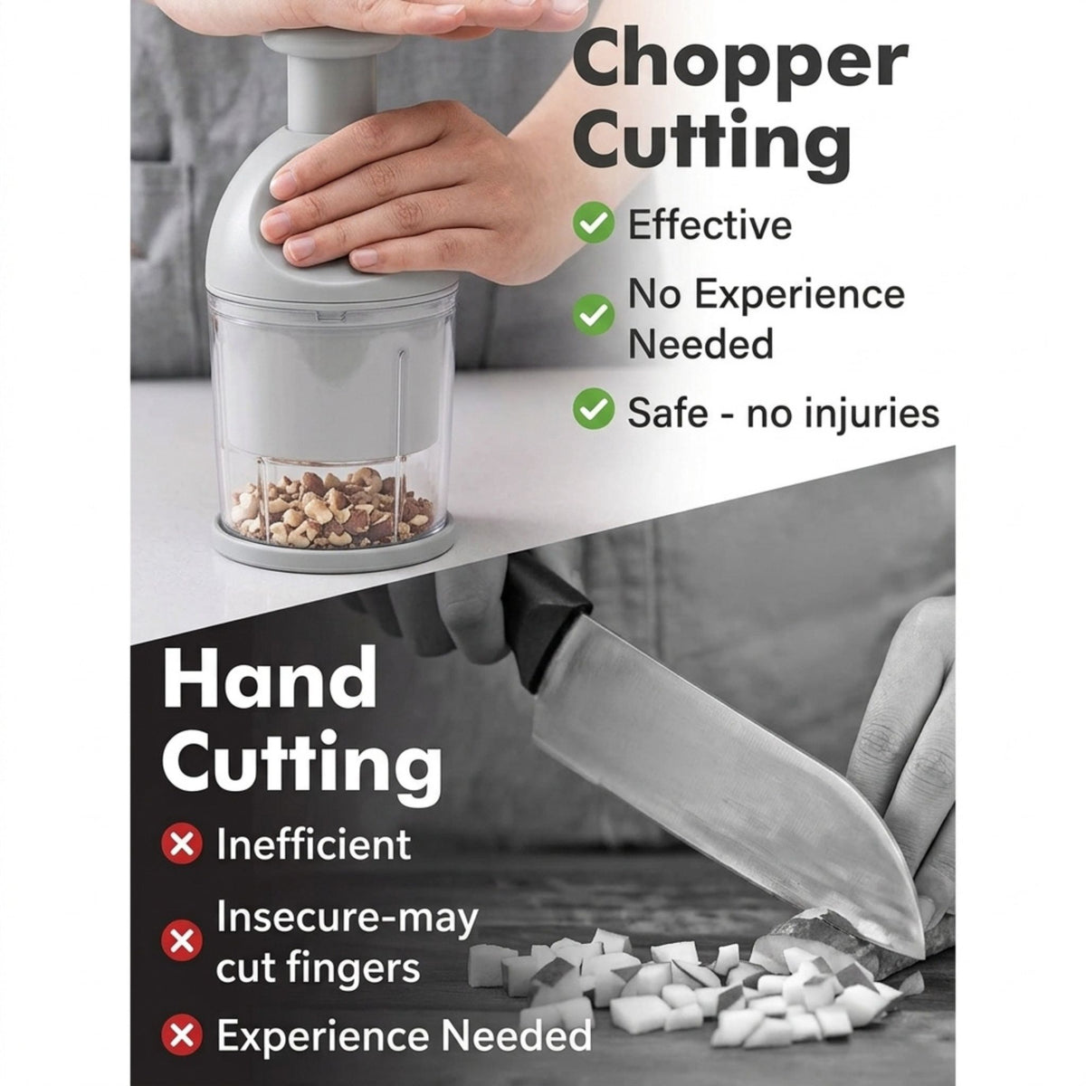 MANUAL HAND FOOD CHOPPER
