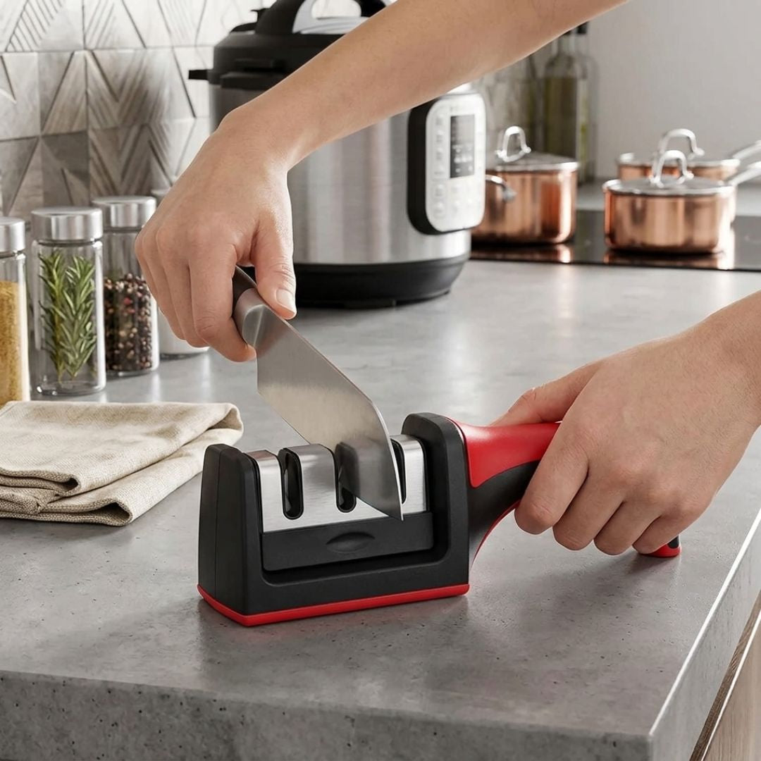 3 STAGE KNIFE SHARPENER REPAIR, SHARPEN & POLISH KNIVES