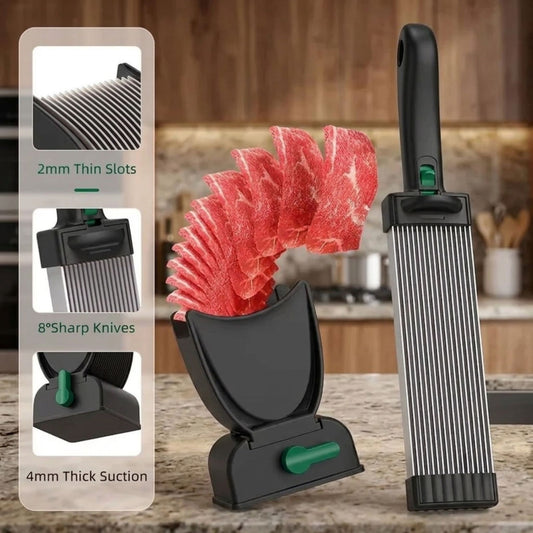 ADJUSTABLE MANUAL MEAT SLICER