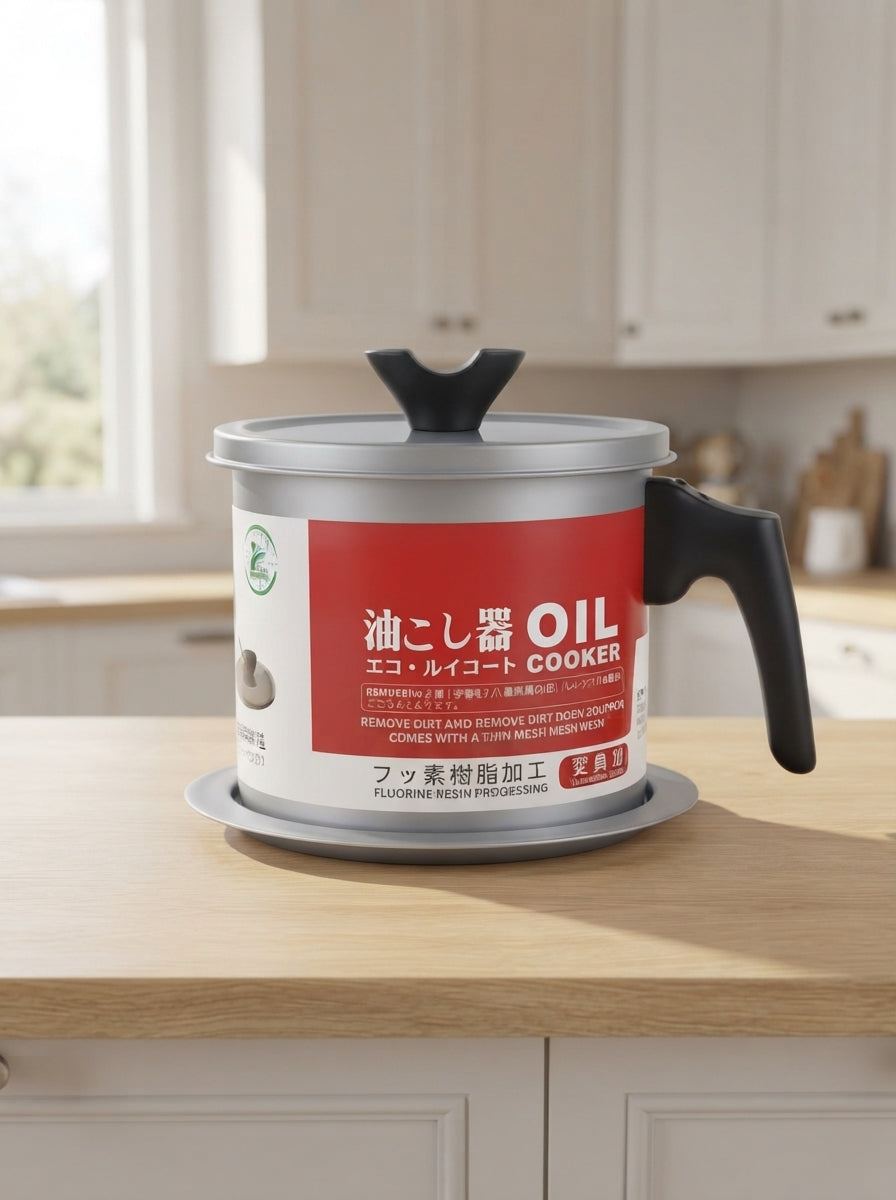 Stainless Steel Oil Filter & Storage Pot