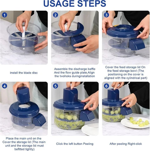 RECHARGEABLE ELECTRIC FRUIT AND VEGETABLE PEELER